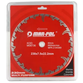MAR-POL Gyémántvágó korong 230x7,5x22,2mm *A (M08736)