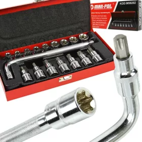   MAR-POL Dugókulcs klt.torx E10-E24 1/2"-17-Db-os (M58202)