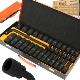 MAR-POL Dugókulcs  Klt 1/2" 35 -db-os 8-32mm  (M58234)