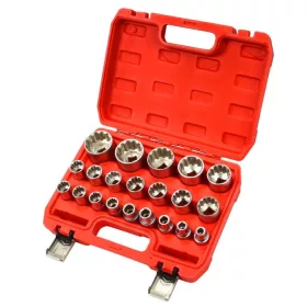   MAR-POL Dugókulcs klt.  21db-os, 12 szög 1/2" 8-36 mm MAR-POL (M58267)