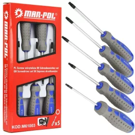 MAR-POL Csavarhúzó klt., 5 db-os, TORX (M61003)