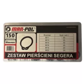 MAR-POL Zéger gyűrű külső klt. 150 db-os (M66480)