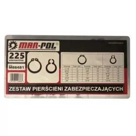 MAR-POL Rögzítőgyűrű klt. 225 db-os (M66481)