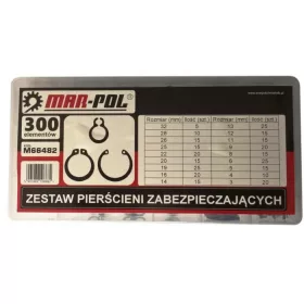 MAR-POL Rögzítőgyűrű klt. 300 db-os (M66482)