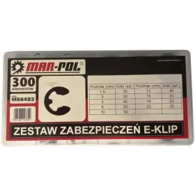 MAR-POL E-klip rögzítő klt. 300 db-os (M66483)