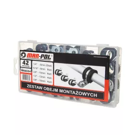 MAR-POL Rögzítőbilincs klt. 42db-os MAR-POL (M66554)