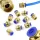 MAR-POL Menetes pneumatikus gyorscsatlakozó készlet 1/4" 6mm 10db (M66576)