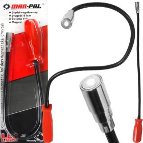 MAR-POL Mágneses felszedő LED, 61 cm (M66800)