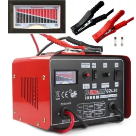 MAR-POL Akkumulátor töltő 12-24V MAR-POL GZL-30 (M82506)