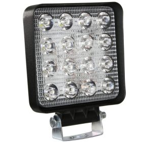 MAR-POL LED munkalámpa 16LED,  110X110X35mm 9-36V (M82753)