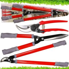   MAR-POL 3 db-os kerti készlet, metszőolló, ágvágó olló, sövényvágó olló (M82978)