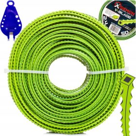   MAR-POL Fűnyíródamil 2,4mm 50m fogazott V-BLADE *A (M84080)