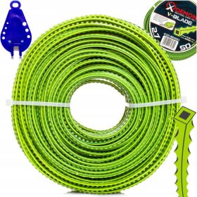   MAR-POL Fűnyíródamil 2,7mm 50m fogazott V-BLADE *A (M84083)