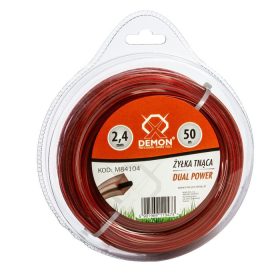   MAR-POL Fűnyíródamil  kétkomponensű 2,4mmx50m szögletes (M84104)