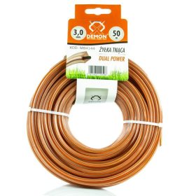   MAR-POL Fűnyíródamil  kétkomponensű 3,0mmx50m négyzet (M84144)