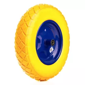   MAR-POL Tömör talicska kerék PU 4.00-8 /KOCKA mintázat/ (M85252)
