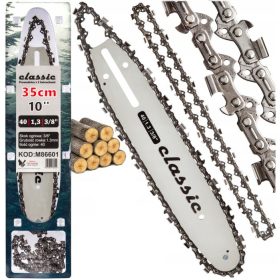   MAR-POL Láncvezető 2db lánccal, 10" / 3/8" / 1,3 mm / 40 szemes Classic *A (M86601)