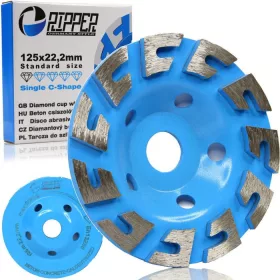   MAR-POL Szegmenses csiszolótárcsa betonhoz 125 mm/22,2 mm Single-C (M90902)