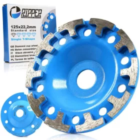   MAR-POL Szegmenses csiszolótárcsa betonhoz 125 mm/22,2 mm Single-T *A (M90903)