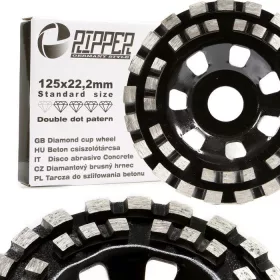   MAR-POL Szegmenses csiszolótárcsa betonhoz 125 mm/22,2 mm két pontos (M90904)