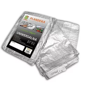   Ponyva, ezüst 10x12 m, 120gr/nm(K2)-(A névleges mérettől a valós méreteltérés akár 5% is lehet.)