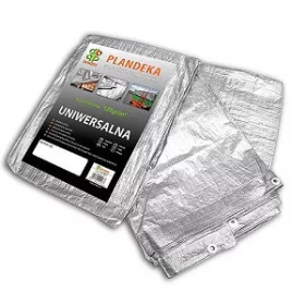   Ponyva, ezüst 4x6 m, 120gr/nm(K8)-(A névleges mérettől a valós méreteltérés akár 5% is lehet.)