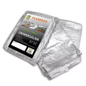   Ponyva, ezüst 6x10 m, 120gr/nm(K3)-(A névleges mérettől a valós méreteltérés akár 5% is lehet.)