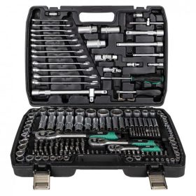   Dugókulcs készlet 1/2" 3/8" 1/4" 216db-os *A