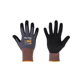 Védőkesztyű 11 FLEX GRIP SANDY, nitril-spandex.
