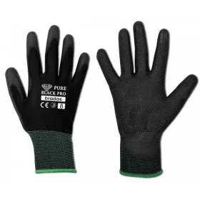 Védőkesztyű 11 PURE BLACK PRO, poliuretán. *A