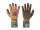 Védőkesztyű 10 PERFECT GRIP BROWN, latex."B"