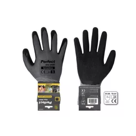 Védőkesztyű 8 PERFECT GRIP GRAY, latex."B"