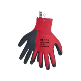 Védőkesztyű 7 PERFECT GRIP RED, latex.