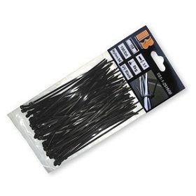   Kábelkötegelő 2,5x150mm UV fekete 100 db (K250/500) (TS1125150B)