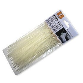   Kábelkötegelő 3,6x250mm átlátszó 100 db (K100/400) (TS1136250N)