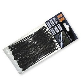   Kábelkötegelő 3,6x300mm UV fekete 100 db (K100/400) (TS1136300B)