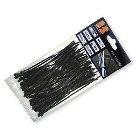   Kábelkötegelő 4,8x500mm UV fekete 100 db (K50) (TS1148500B)