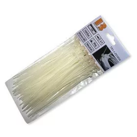 Kábelkötegelő 7,6x350mm átlátszó 100 db (K50)
