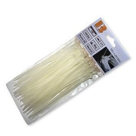   Kábelkötegelő 7,6x400mm átlátszó 100 db (K25) (TS1176400N)