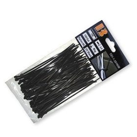   Kábelkötegelő 7,6x450mm UV fekete 100 db (K25/100)imi (TS1176450B)