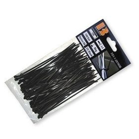   Kábelkötegelő 7,6x550mm UV fekete 100 db (K10/20) (TS1176550B)