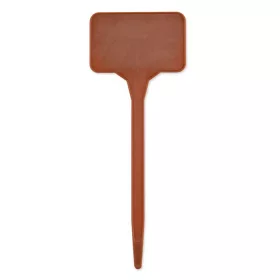 Növény jelölő tábla barna, 15x5,5cm, 10 db