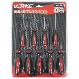 Horog és kaparó klt. 9db VERKE