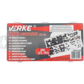 Fejnélküli imbuszcsavar klt. 160db VERKE