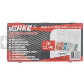 Autóbiztosíték klt. 5A-30A 120db VERKE
