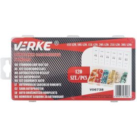 Autóbiztosíték klt. 5A-30A 120db VERKE