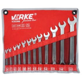   Csillag-villáskulcs készlet 6-22mm 12db-os  PREMIUM VERKE *A