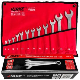 Csillagvillás kulcs klt. 12db-os, 6-32mm