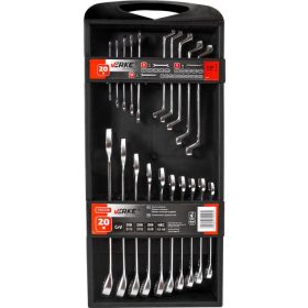Csillag/Villáskulcs készlet 6-32mm 20db-os PREMIUM VERKE