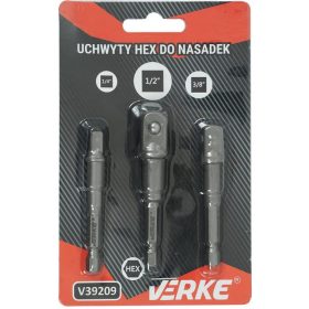 HEX kulcsok 1/4", 3/8", 1/2"